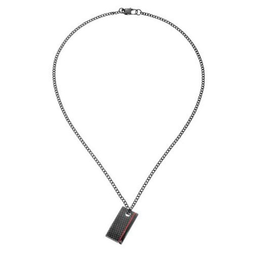 Herrehalskæde vedhæng GC Watches CMN80801 - 50 cm, sort stål/kulfiber