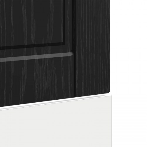 Opvaskemaskinepanel PORTO sort eg 45 x 1,5 x 57 cm