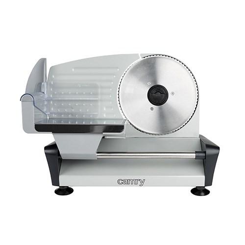 Adler Camry Premium CR 4702 pålægsmaskine - elektrisk med 19 cm savtakket kniv, rustfrit stål billede