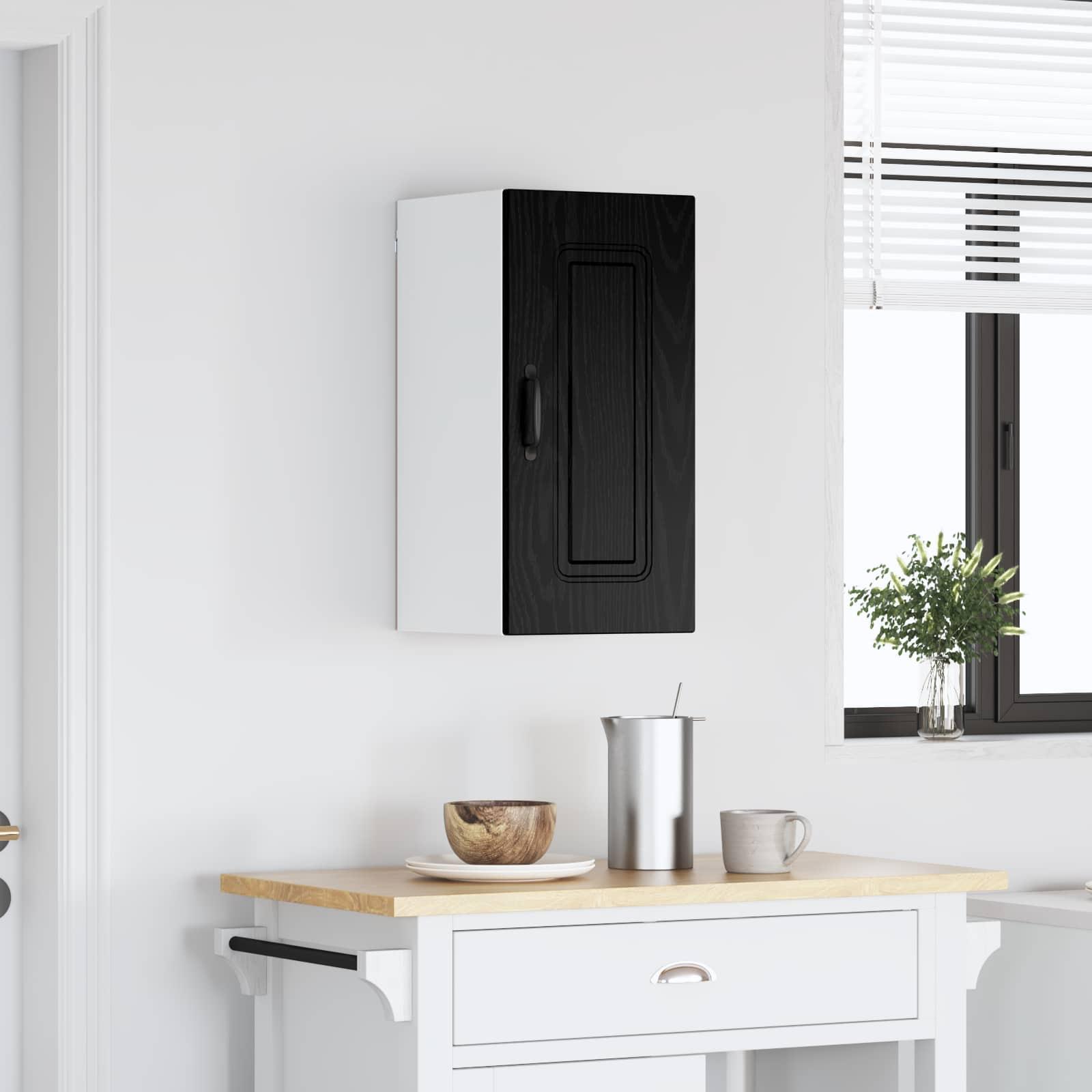 Køkkenskab Kalmar Sort eg 30 x 31 x 60 cm Konstrueret træ