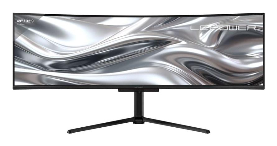LC-POWER LC-M49QCO 49" buet QD‑OLED skærm - 5120 × 1440, 144 Hz, sort
