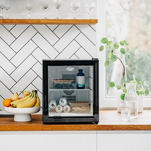 Adler AD 8088 termoelektrisk minikøleskab 28 l – sort