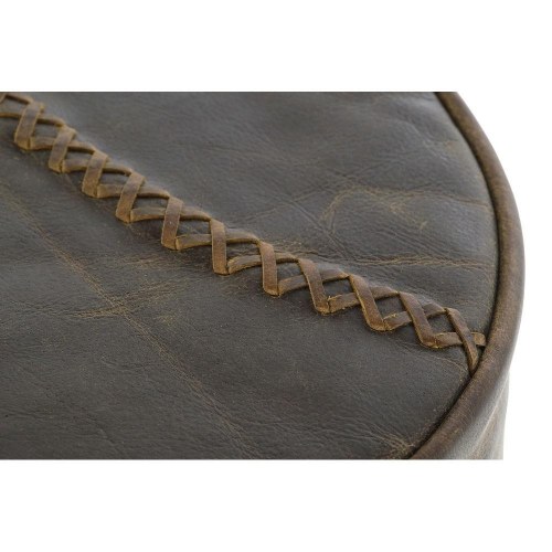 Taburet - metal/plast, brun, 44 × 41 × 82 cm