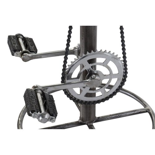 Taburet - metal/plast, brun, 44 × 41 × 82 cm