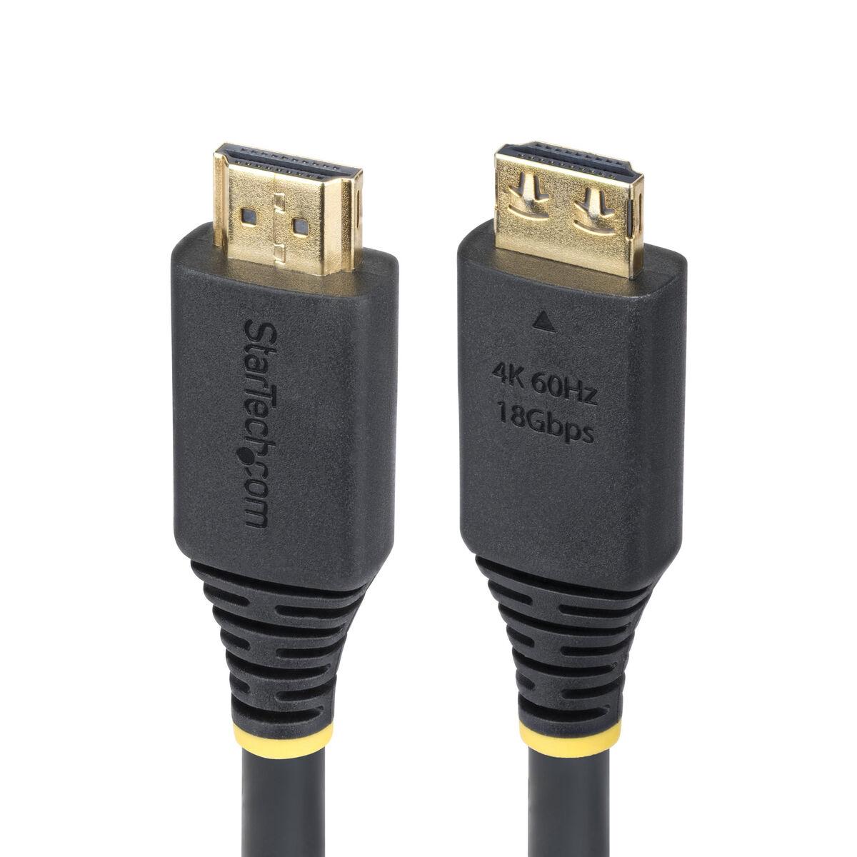 StarTech HDMI2-CABLE-GRIP-5M HDMI-kabel 5 m - sort, 4K 60 Hz billede