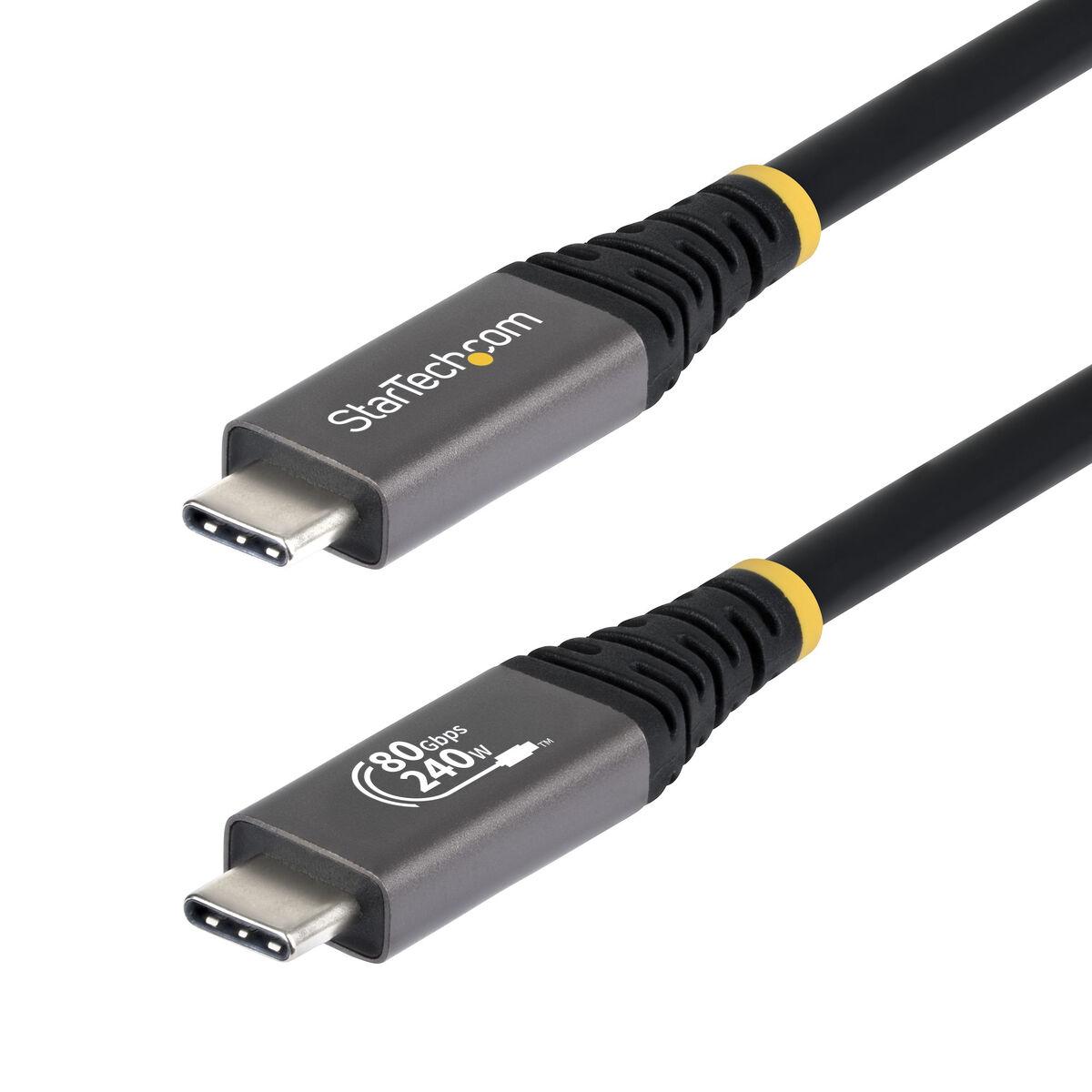 Startech CC1M80GUSB4CABLE USB‑C kabel - 1 m, sort