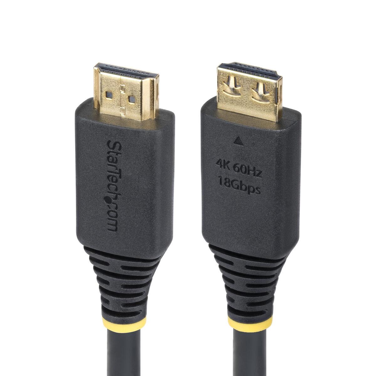 Startech HDMI2-CABLE-GRIP-1M HDMI-kabel - 1 m, sort billede