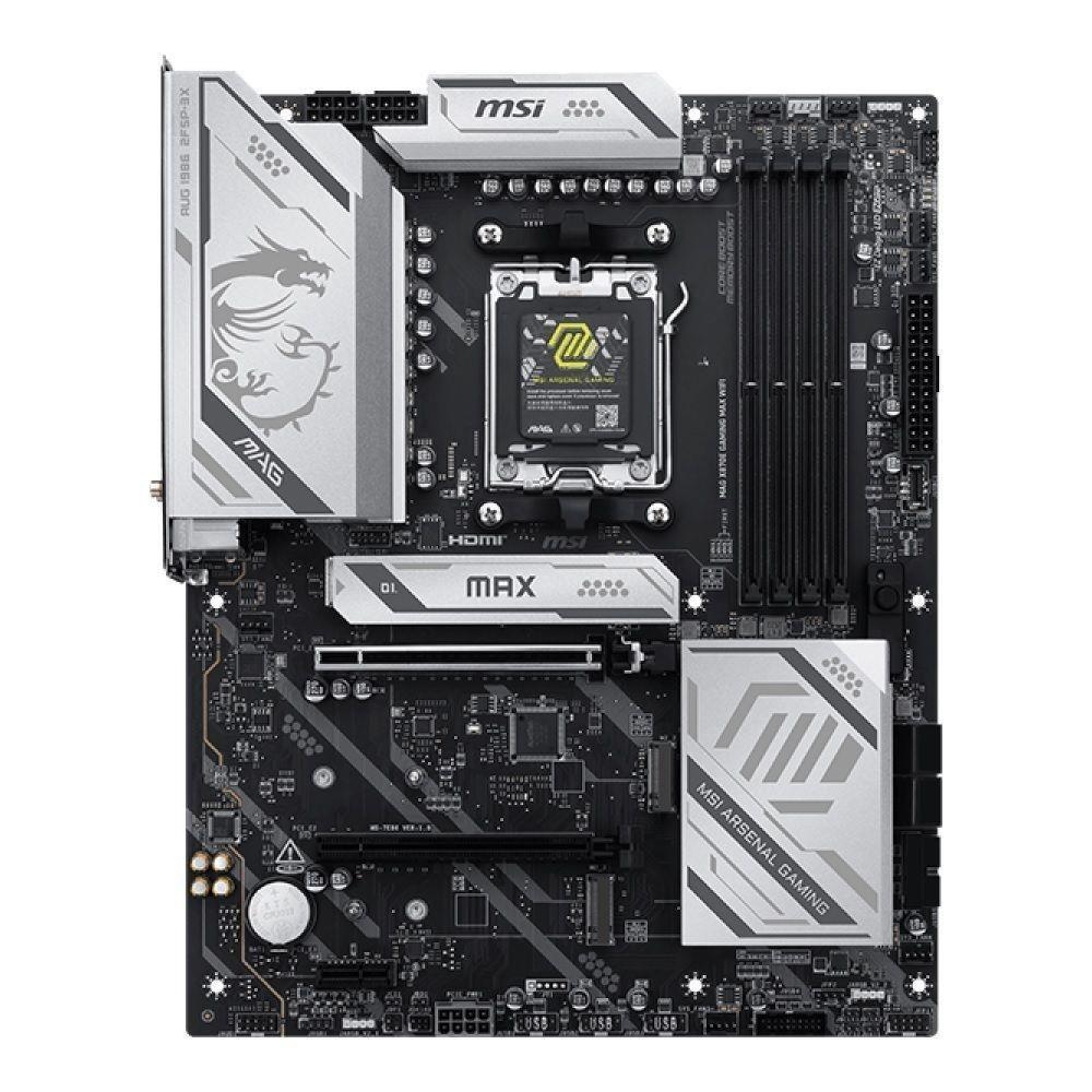 MSI MAG X870E Gaming Max WIFI - ATX bundkort til AMD AM5, DDR5, PCIe 5.0, USB4, Wi‑Fi 7 billede