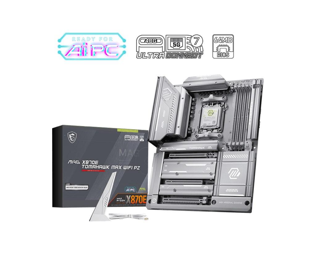 MSI MAG X870E Tomahawk Max WiFi PZ - AMD X870E AM5 ATX bundkort billede