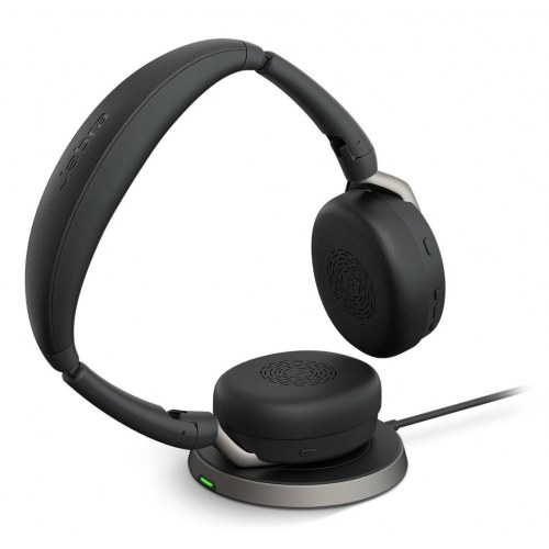 Jabra Evolve2 65 Flex - trådløst stereoheadset med Link380a MS og trådløs opladning