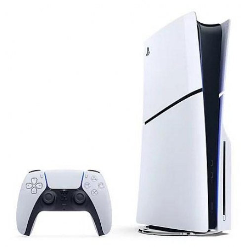 Sony PlayStation 5 Slim med Blu-ray - 1 TB - Hvid