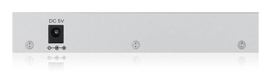 Zyxel GS1200-8V3 - administrerbar L2 Gigabit switch, 8 porte, desktop, grå