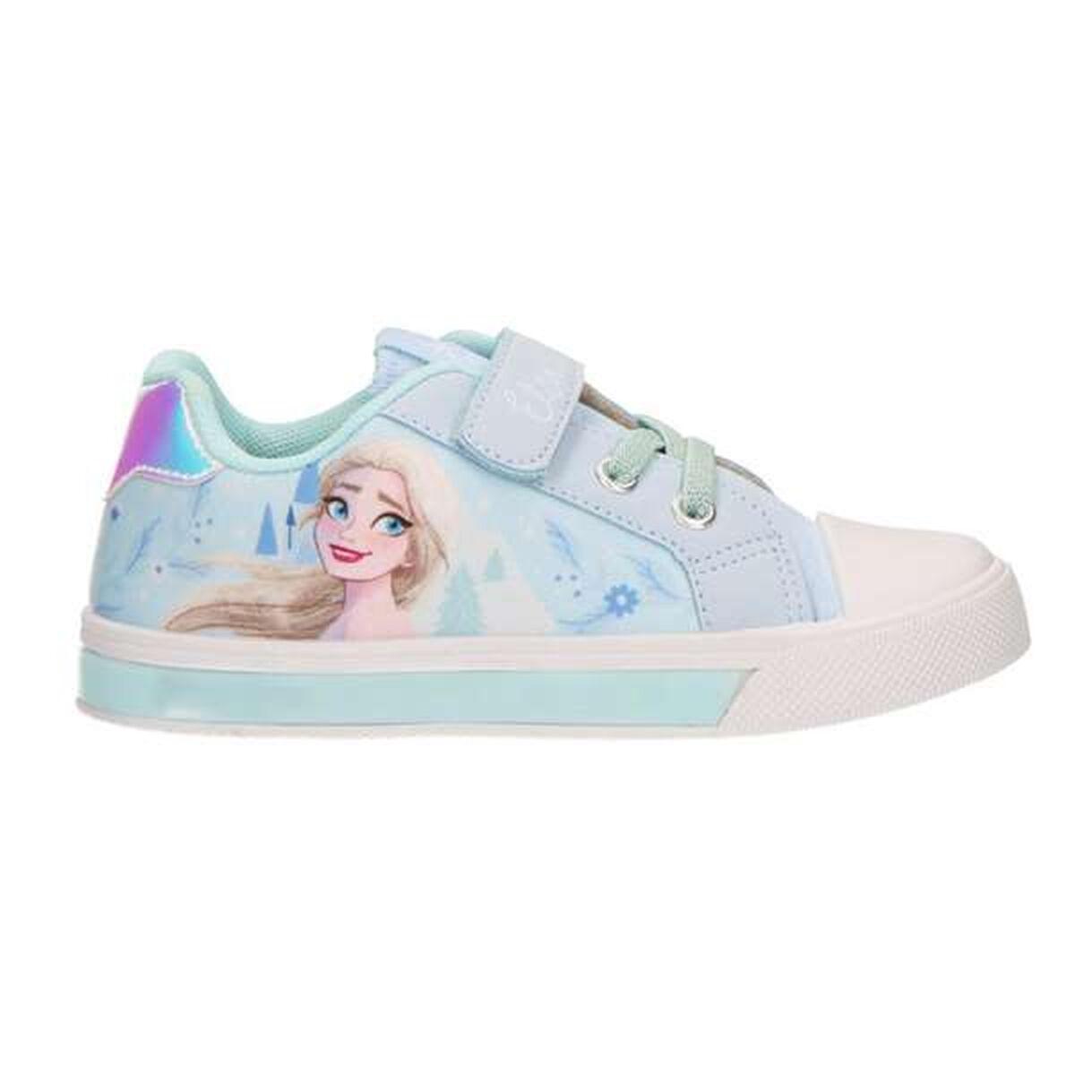Frozen sneakers til børn - lyseblå, str. 29