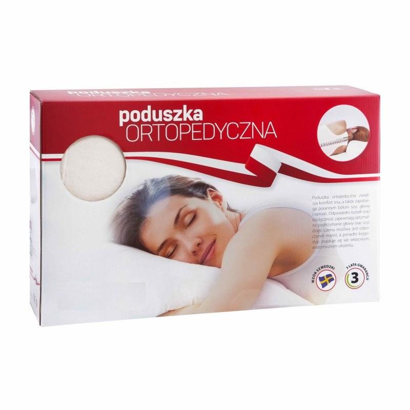 ANTAR AT03002 ergonomisk hovedpude i memory foam – konturformet, blød, beige
