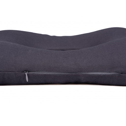 ANTAR AT03022 trykaflastende pude med boghvede – 43 × 43 cm, grå