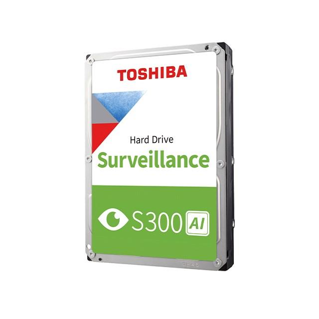 Toshiba S300 AI 3,5" overvågnings-harddisk 10 TB, 7200 rpm, SATA III