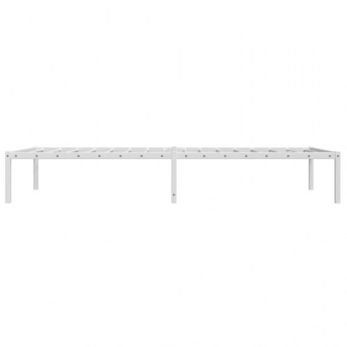 Sengeramme i stål 107 x 203 cm - hvid