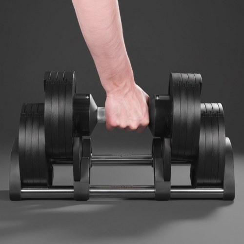 Rebel Active justerbar håndvægt 36 kg – støbejern, 2 kg trin