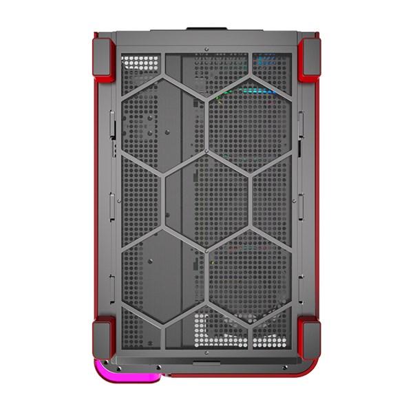 Montech KING 95 PRO midi-tower kabinet - Rød billede