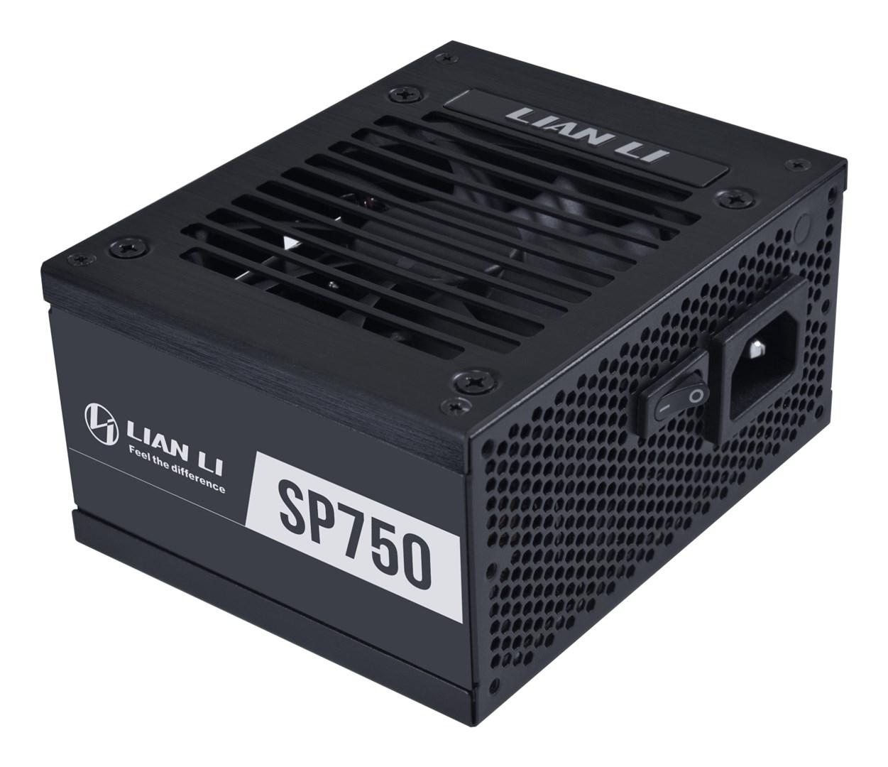 Lian Li SP750 V2 750 W SFX strømforsyning - 80 Plus Gold, fuldt modulær, sort billede