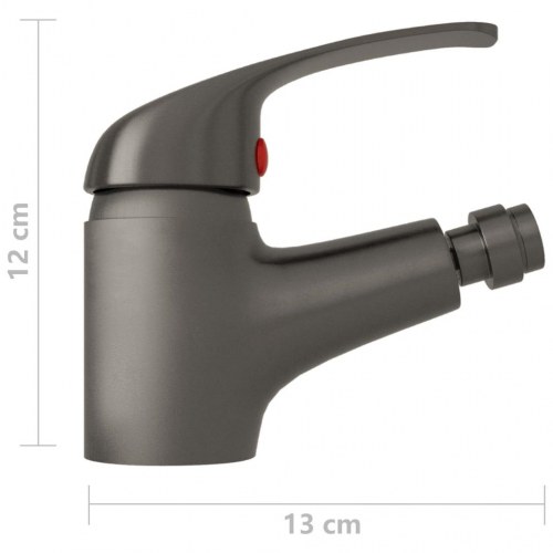 Blandingsbatteri til bidet 13 x 12 cm grå
