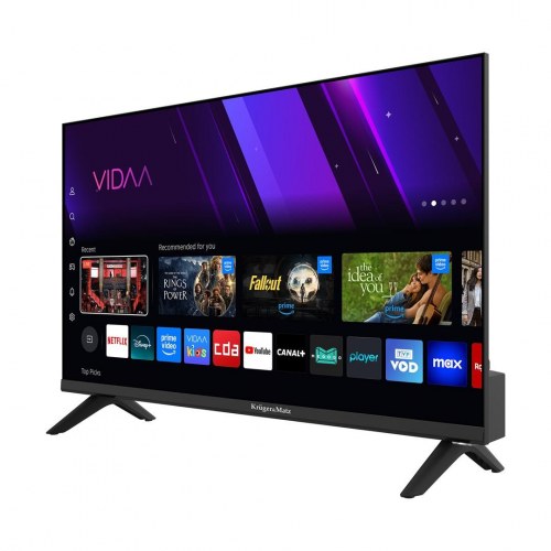 Krüger & Matz KM0224‑V3 24" HD Smart TV med Wi‑Fi - Sort