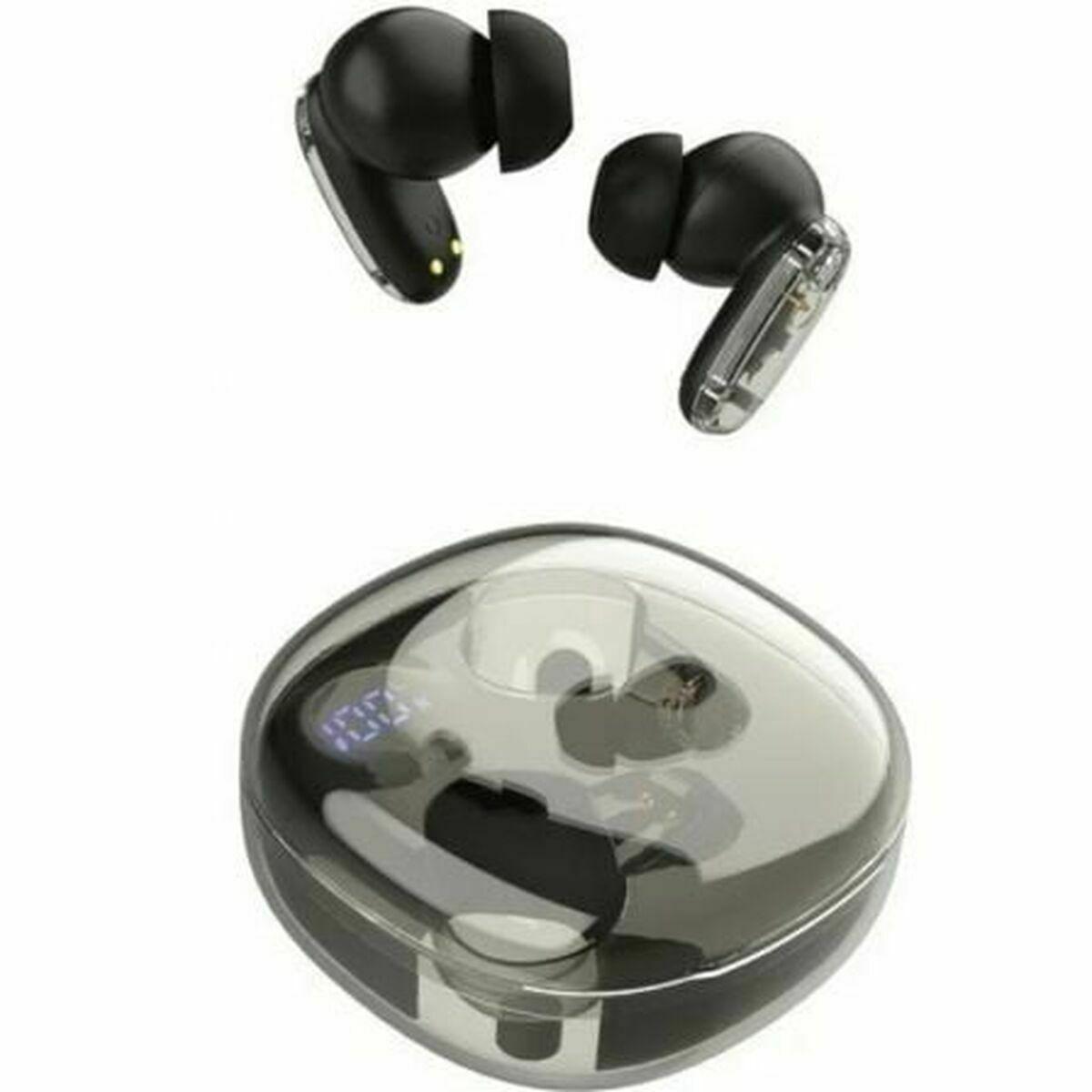 Mars Gaming MHIB2 trådløse in-ear høretelefoner med opladeetui - sort