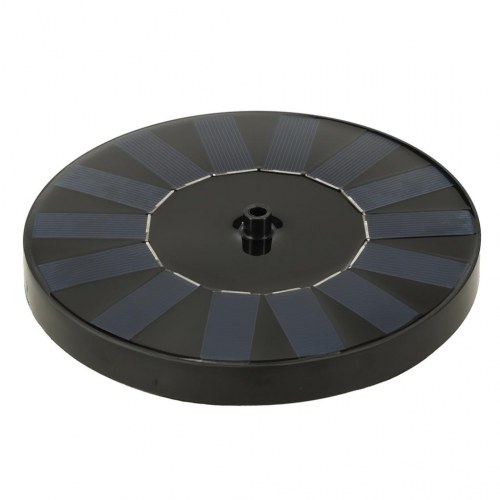 Solcelledrevet havespringvand – flydende, Ø16 cm