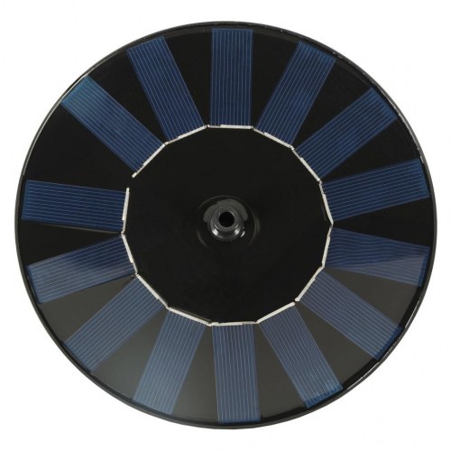 Solcelledrevet havespringvand – flydende, Ø16 cm