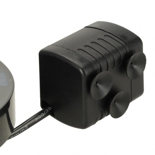 Solcelledrevet havespringvand – flydende, Ø16 cm