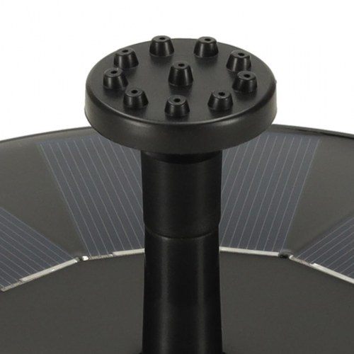 Solcelledrevet havespringvand – flydende, Ø16 cm