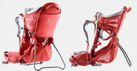 Deuter Kid Comfort Active SL bærestol til børn - polyamid, rød