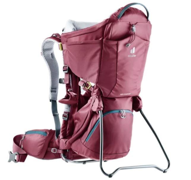 Deuter Kid Comfort - vandafvisende bærestol/rygsæk til vandring, Maron billede