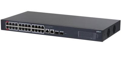 Dahua CS4228-24GT-375 – Managed L2 Gigabit PoE-switch, sort
