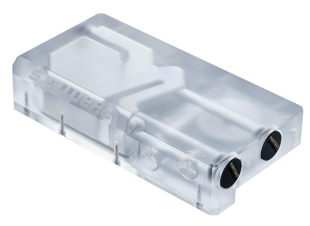 Phanteks Glacier R160C – vandblok/reservoir, gennemsigtig hvid