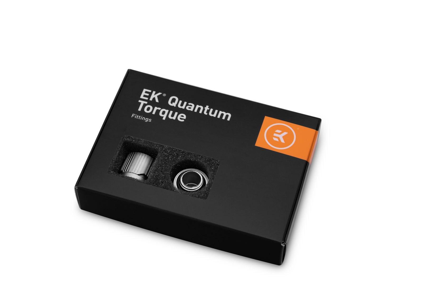 EK Water Blocks Quantum Torque fittings - 6 stk., 1/4" gevind, titanium billede
