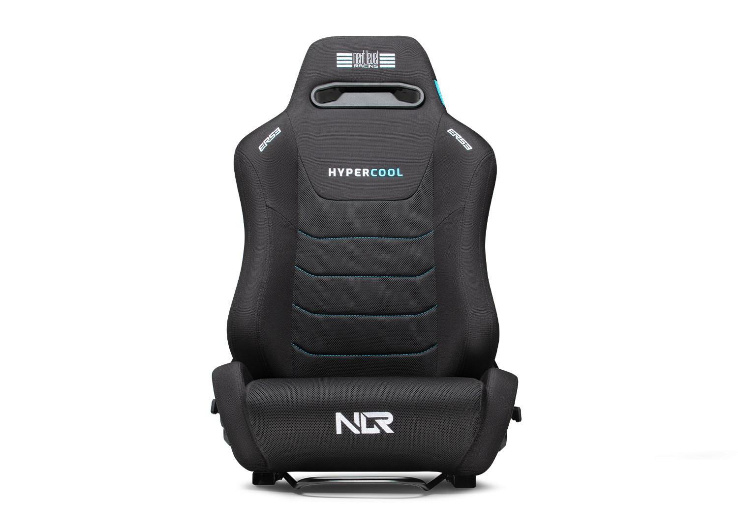 Next Level Racing ERS3 HyperCool ventileret simracing-sæde - sort billede