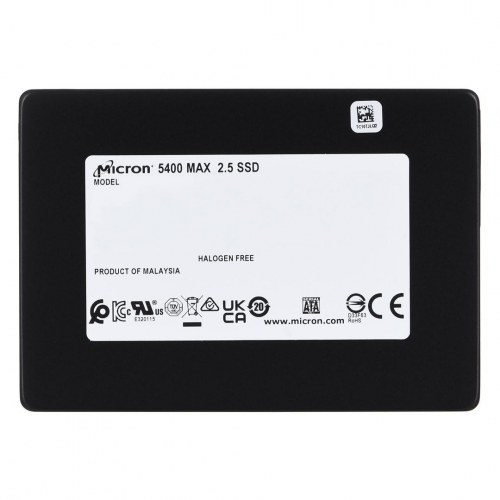 Micron 5400 MAX 480 GB 2,5" SATA SSD - til server/workstation