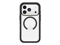 OtterBox Defender Series Pro XT beskyttelsescover - Mørk side (klar/sort) til iPhone 17 Pro
