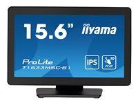 iiyama ProLite T1633MSC-B1 15,6" touchskærm Full HD IPS 60 Hz - HDMI/DisplayPort billede