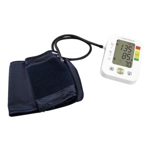 Esperanza VERVE blodtryksmåler til overarm – trådløs, sort/hvid