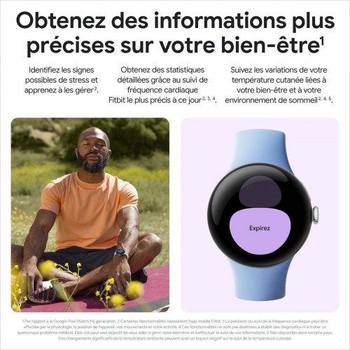 Google Pixel Watch 2 - 41 mm smartwatch, sort