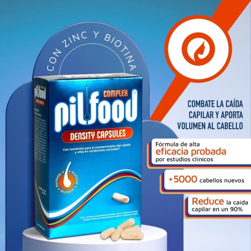 Pilfood Complex - kosttilskud til hår og negle, 180 kapsler