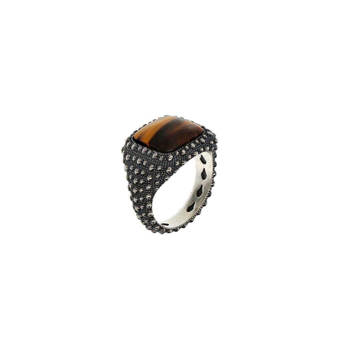 Albert M. herre-ring - WSOX00595 TIG, sort, str. 20
