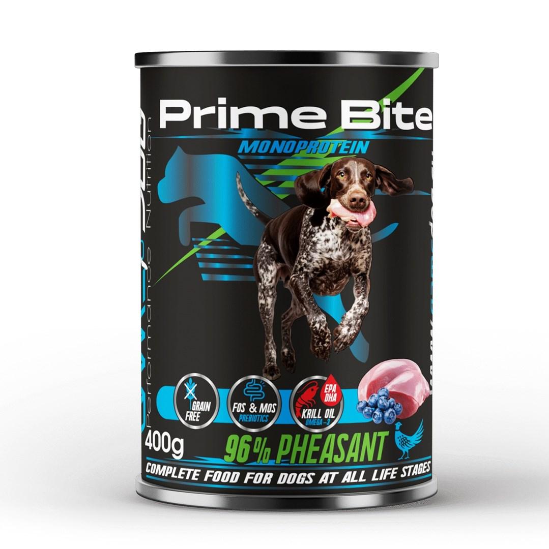 GAME DOG Prime Bite Monoprotein – Fasan med bær, vådfoder til hund – 400 g