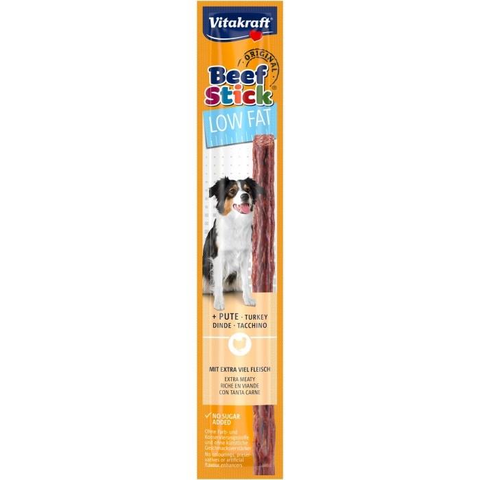 Vitakraft Beef Stick Low Fat med kalkun – hundesnack 12 g