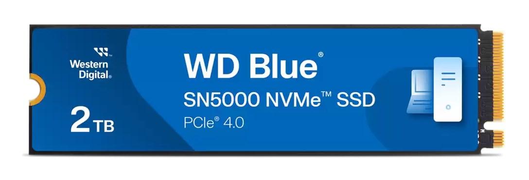 WD Blue SN5000 NVMe SSD 2 TB - M.2 2280 PCIe 4.0 billede