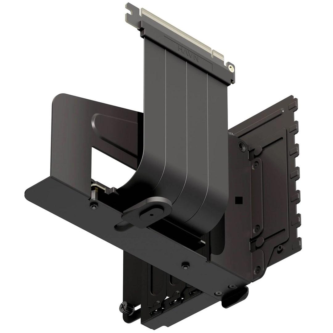 HAVN HS 420 – vertikal GPU-holder med riser-kabel billede