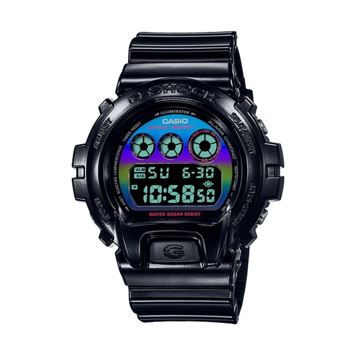 Casio G-Shock DW-6900 VIRTUAL RAINBOW herreur - sort digitalur