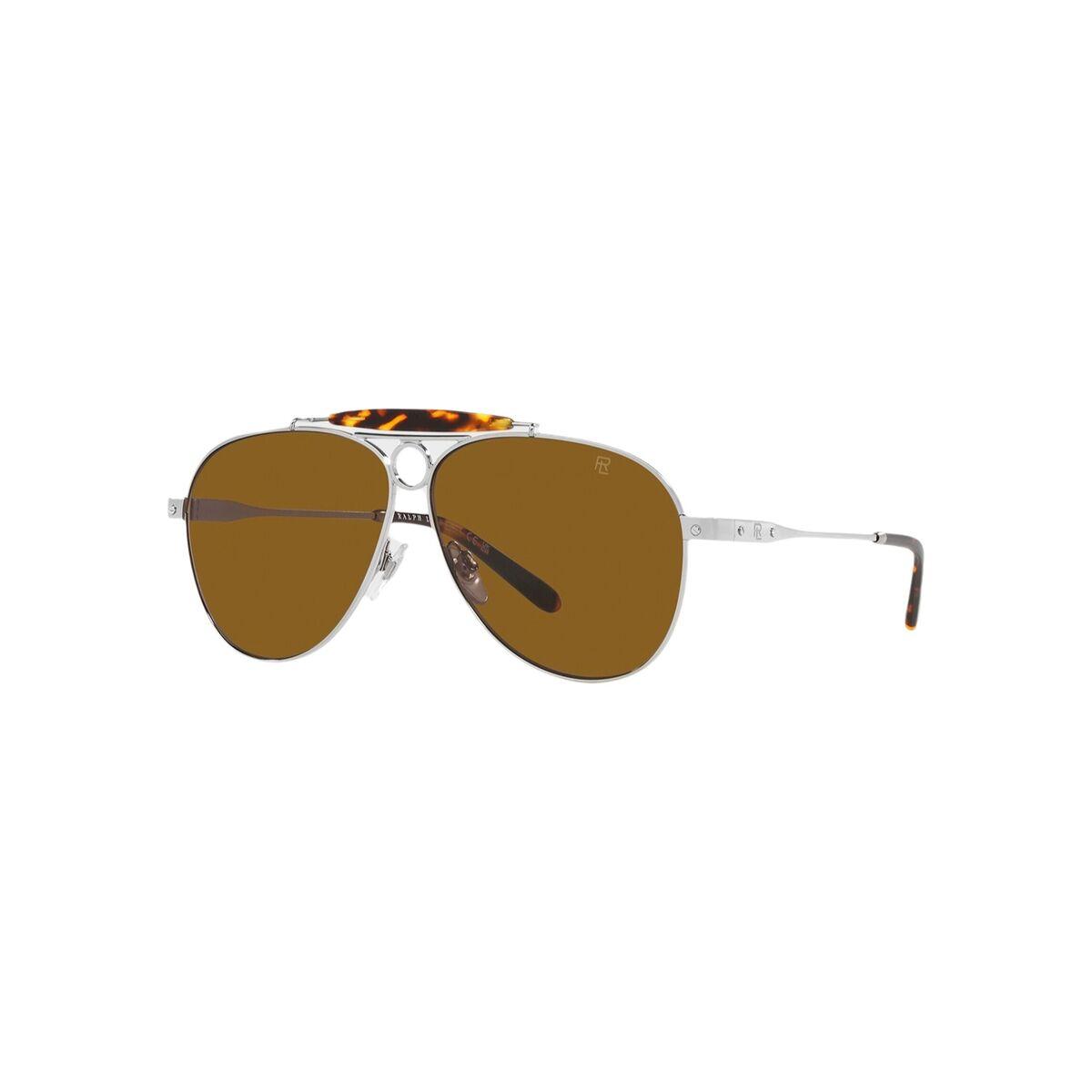 Ralph Lauren THE COUNTRYMAN RL 7078 - herre solbriller, metalstel, brune/grå linser Ø 61 mm